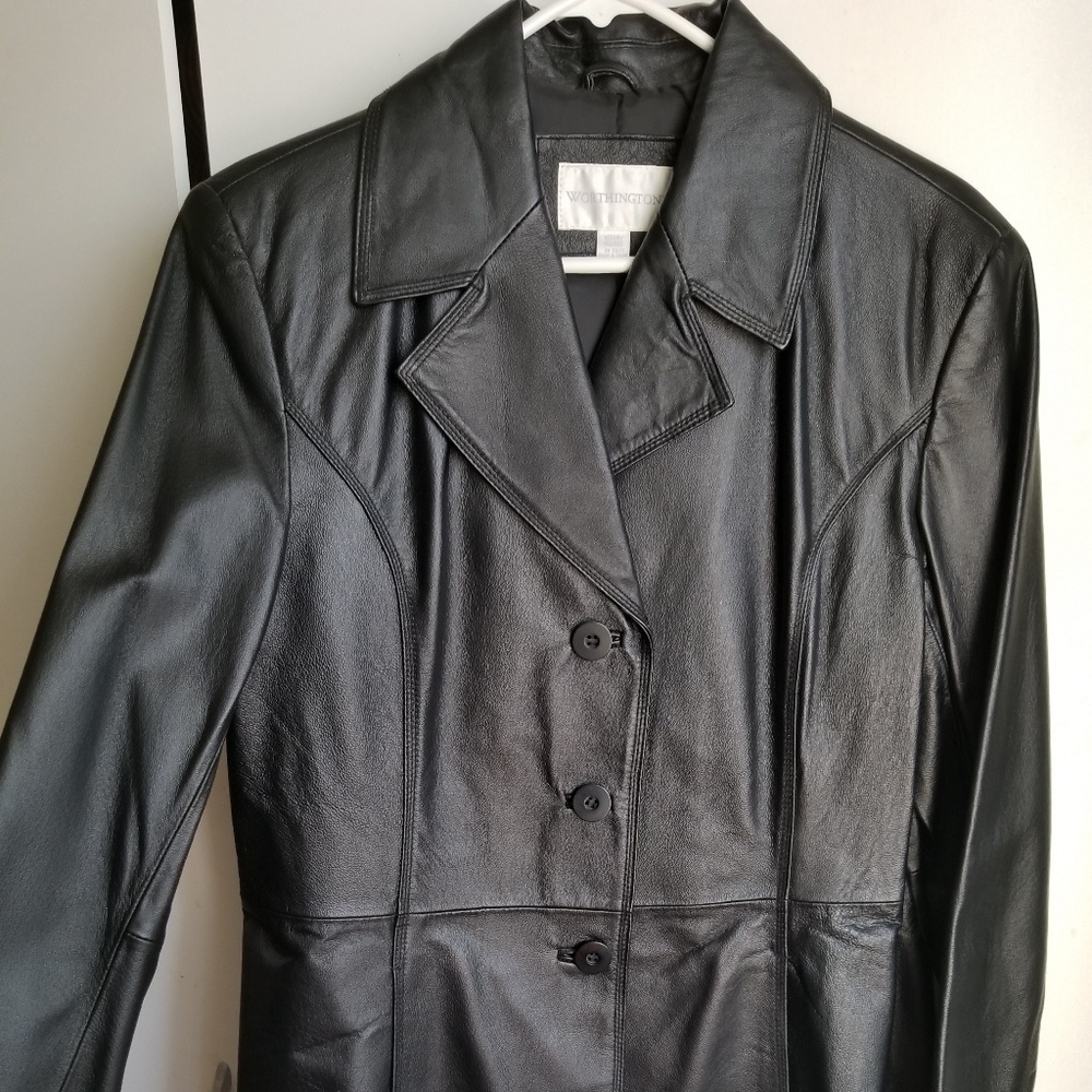 Worthington Leather Coat